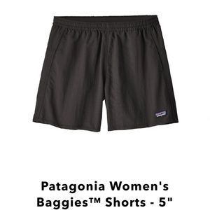 Patagonia Baggies 5" Black Shorts